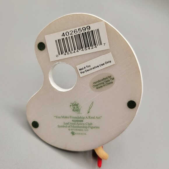 Charming Tails You Make Friendship A Real Art Figurine Pin Excl Members Only Kit - Picture 9 of 12